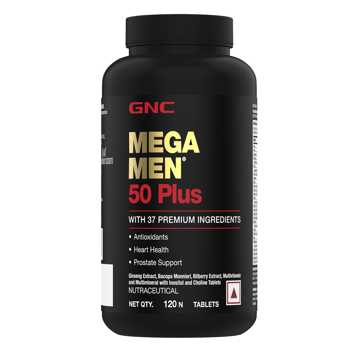 GNC Mega Men 50 Plus Multivitamin 120 Tablets GNC India