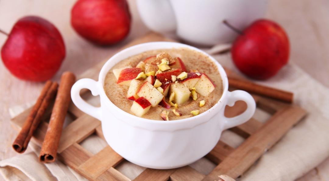 Apple‐Cinnamon Overnight Oats - GNC India