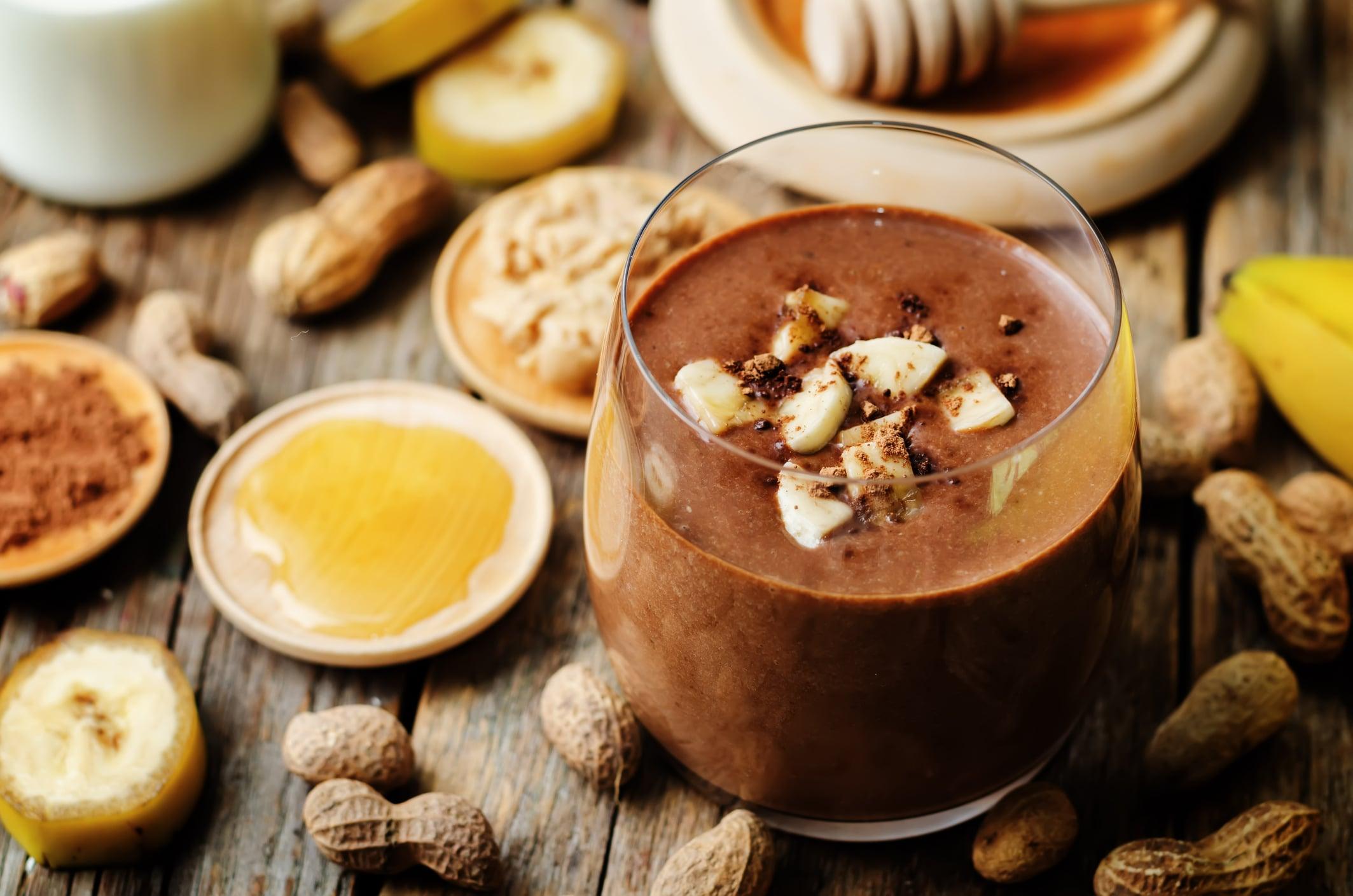 Chocolate Banana Peanut Butter Smoothie - GNC India