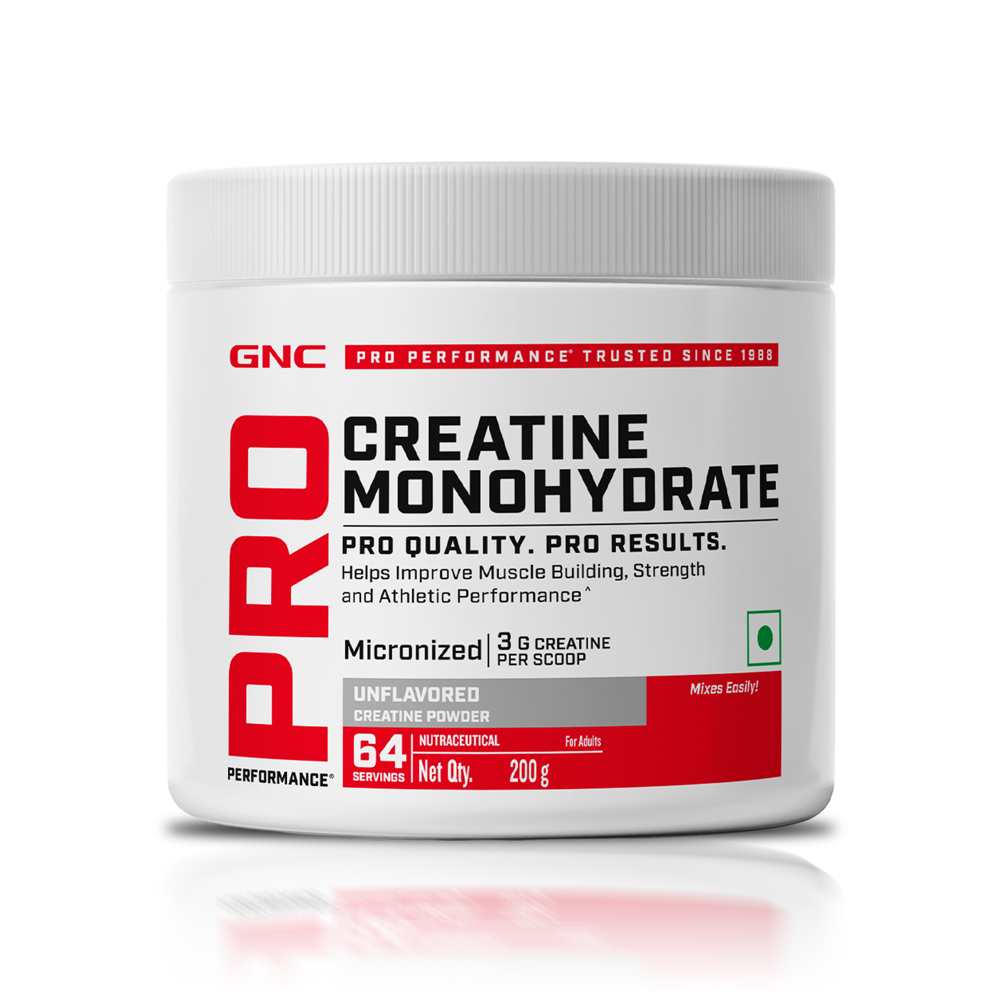 GNC Pro Performance Creatine Monohydrate - Powerful Muscle Pump for Intense Workout