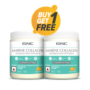 GNC Marine Collagen Hydrolyzed Peptides - Type 1 & 3 Collagen Used To Reduce Fine Lines & Wrinkles For Youthful Skin