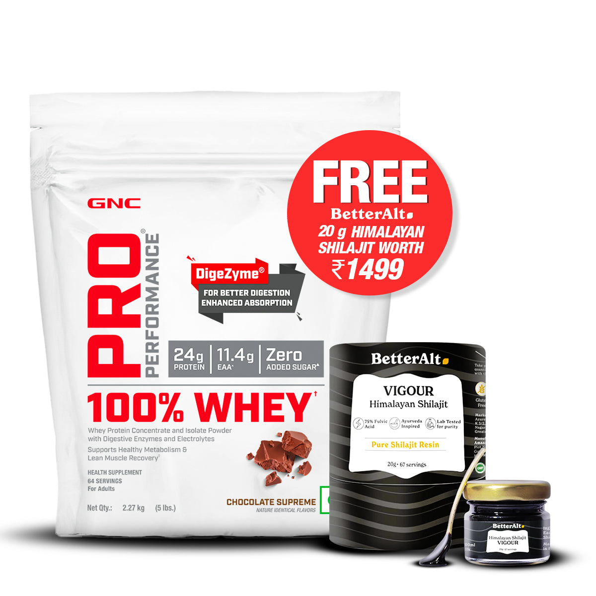 100% Whey Protein - 1 lbs - Faster Recovery & Lean Muscle Gains | Informed Choice Certified