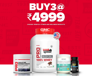 GNC - Buy 3 for ₹ 4999