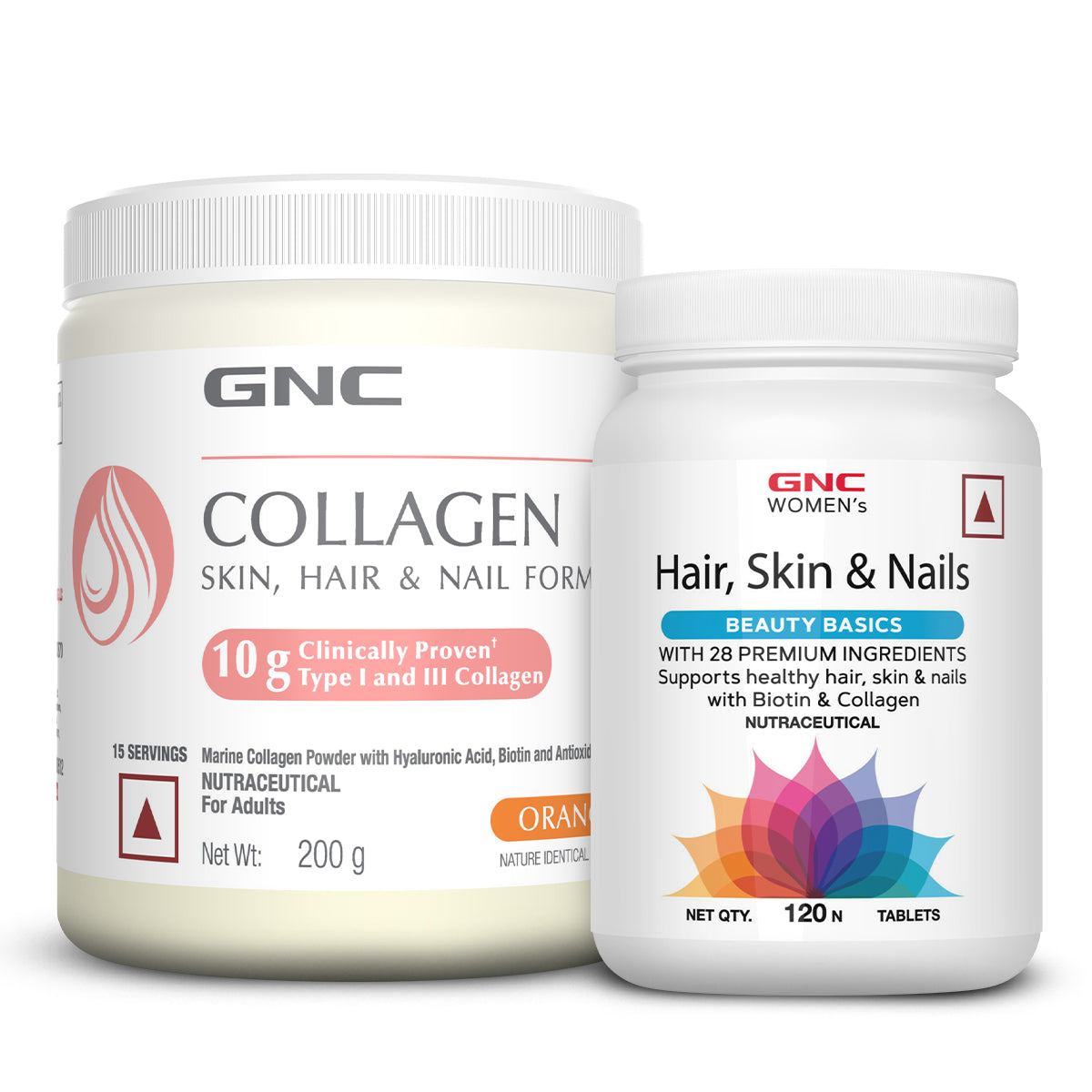 GNC Marine Collagen Powder + Women's Hair, Skin & Nails - Reduces Wrinkles & Fine Lines | Stronger & Thicker Hair