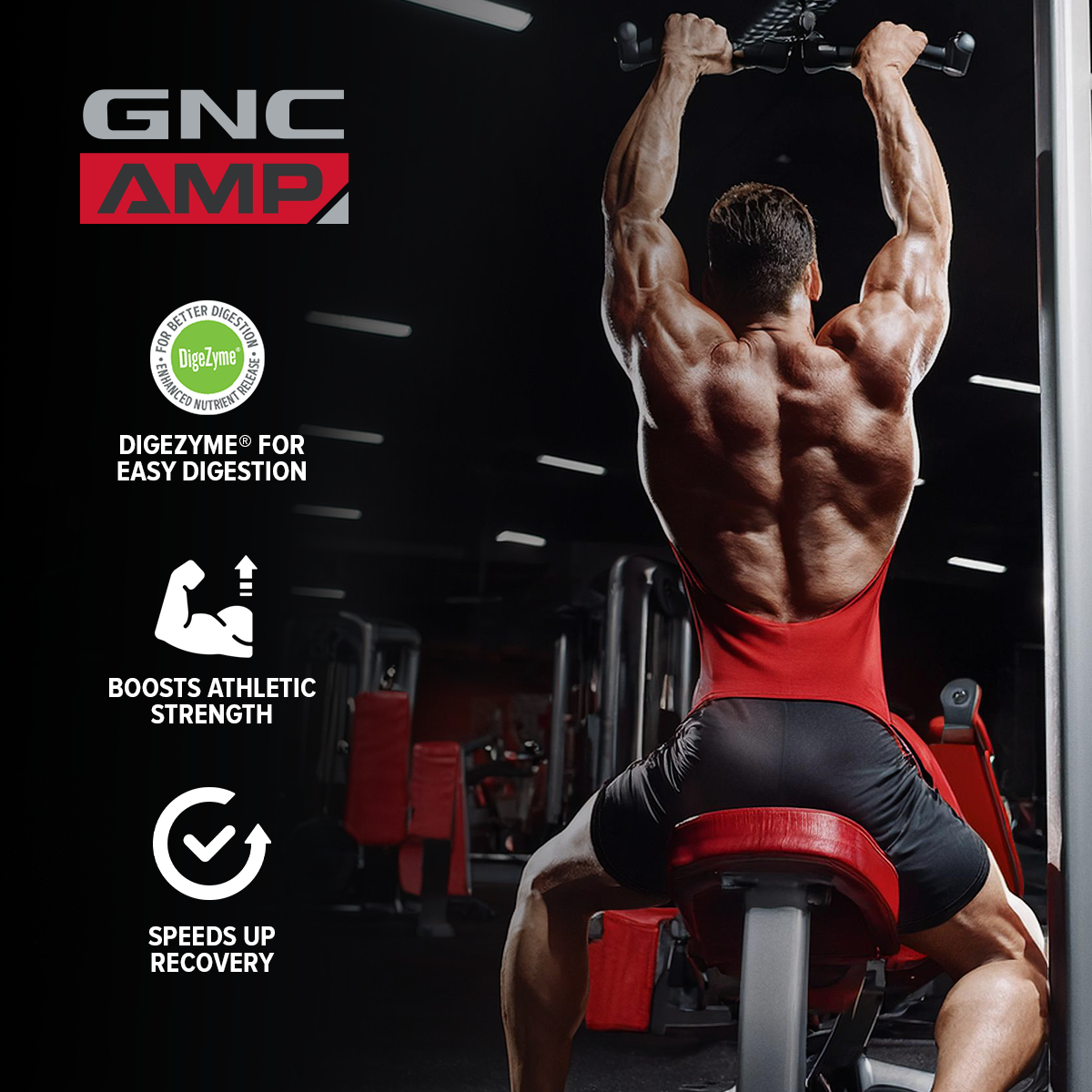 GNC AMP Pure Isolate (Low/Zero Carb) - Advanced Muscle Building To Amplify Muscle Performance | Informed Choice Certified