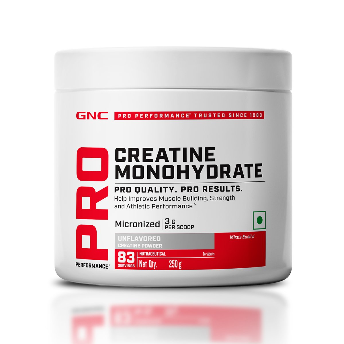 GNC Pro Performance Creatine Monohydrate - Powerful Muscle Pump for Intense Workout