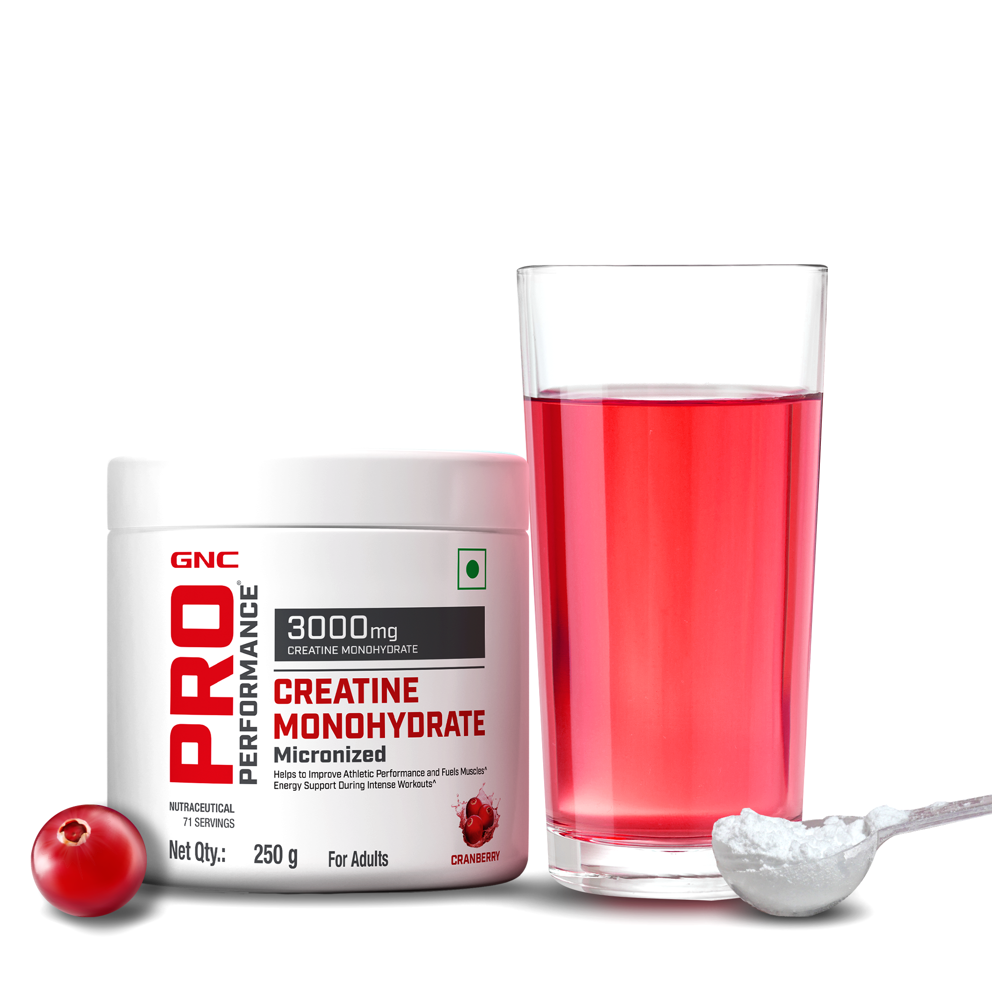 GNC Pro Performance Creatine Monohydrate - Powerful Muscle Pump for Intense Workout