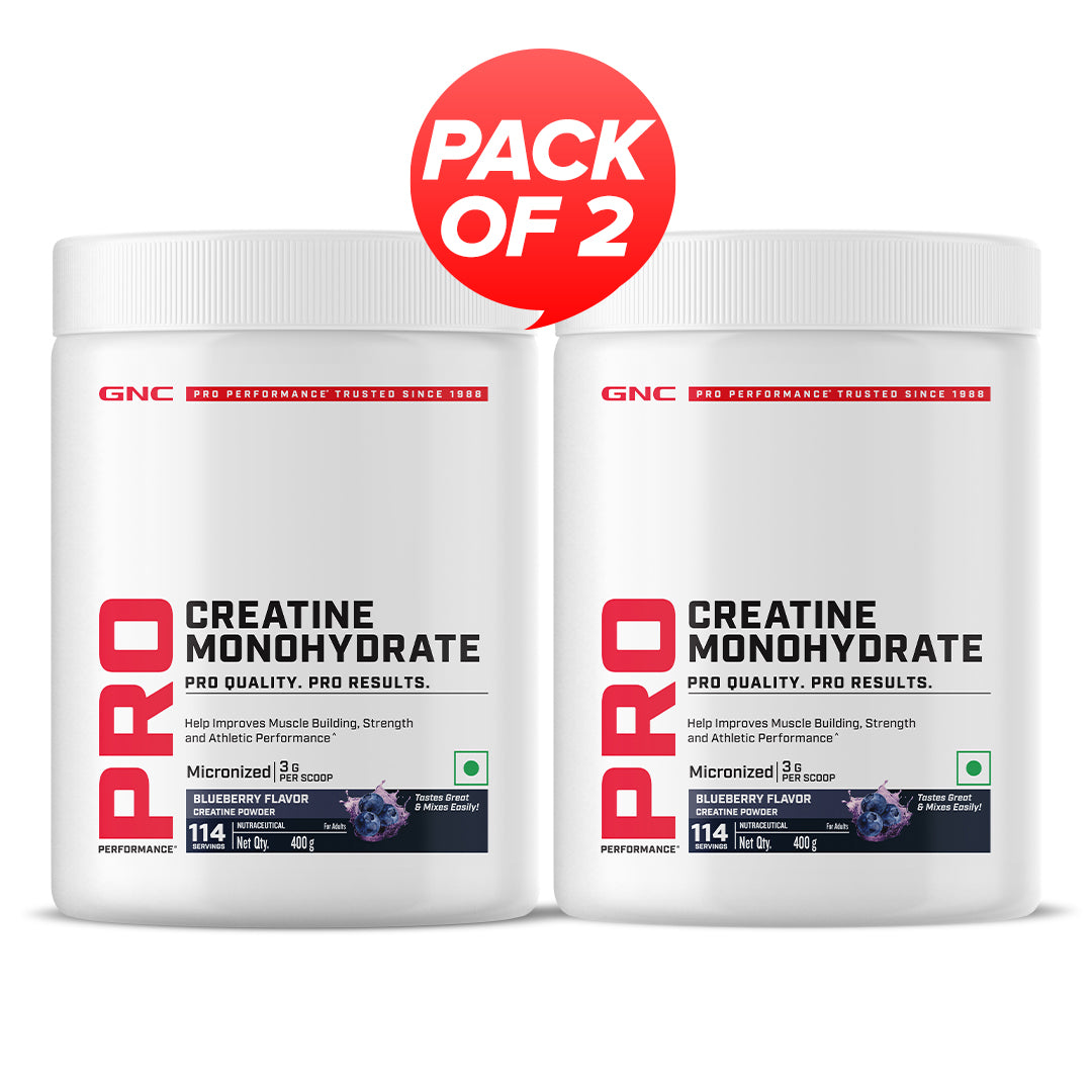 GNC Pro Performance Creatine Monohydrate Combo - Powerful Muscle Pump for Intense Workout