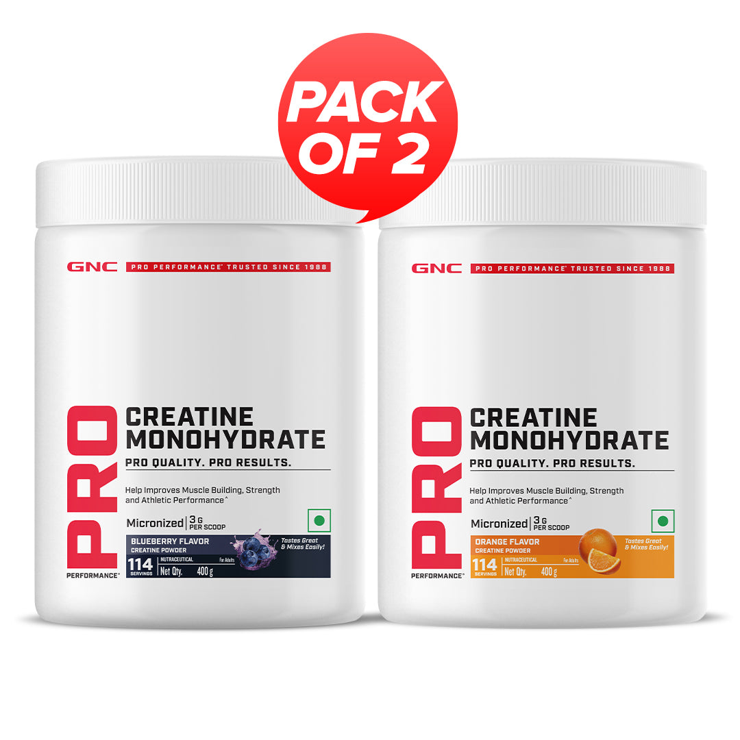 GNC Pro Performance Creatine Monohydrate Combo - Powerful Muscle Pump for Intense Workout