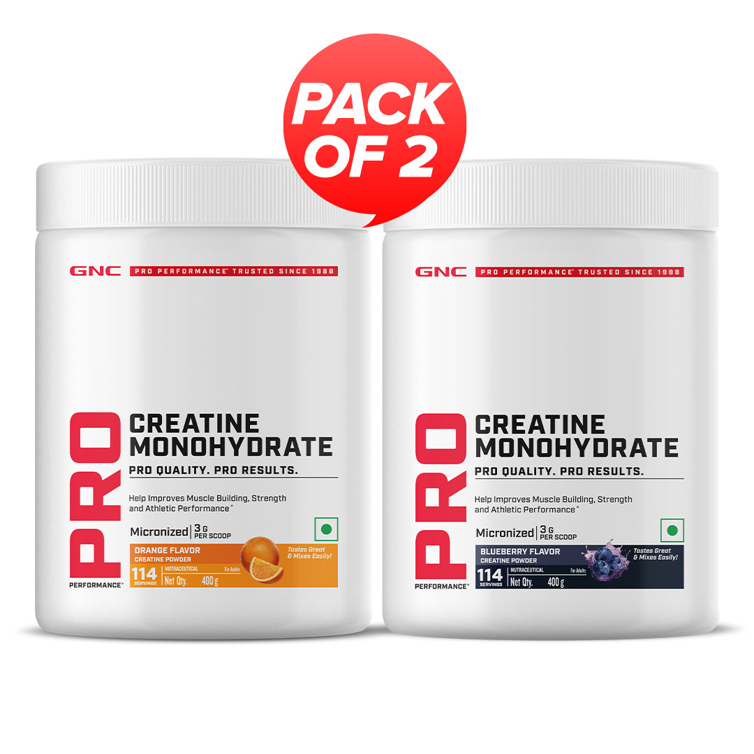 GNC Pro Performance Creatine Monohydrate Combo - Powerful Muscle Pump for Intense Workout