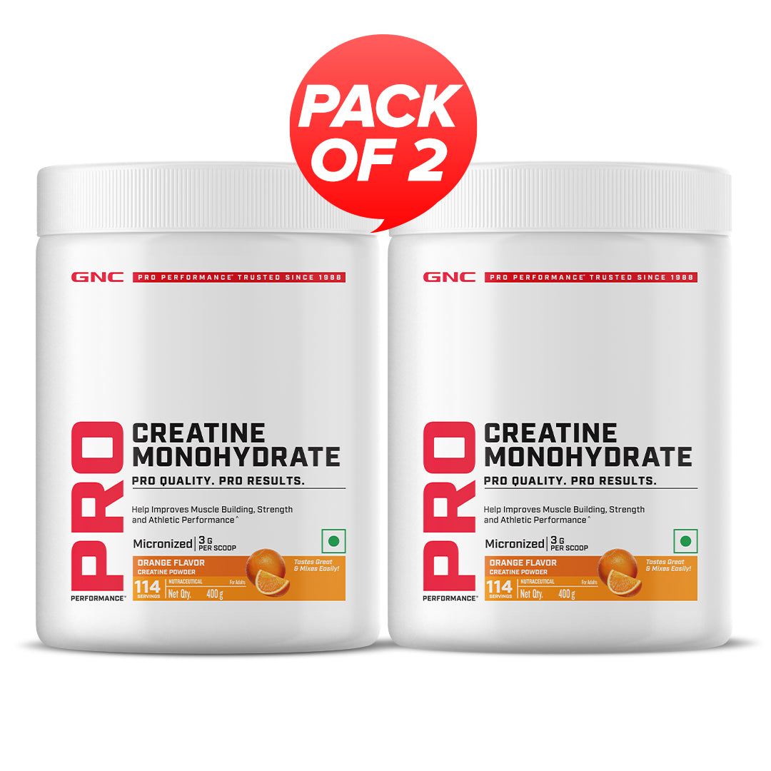 GNC Pro Performance Creatine Monohydrate Combo - Powerful Muscle Pump for Intense Workout