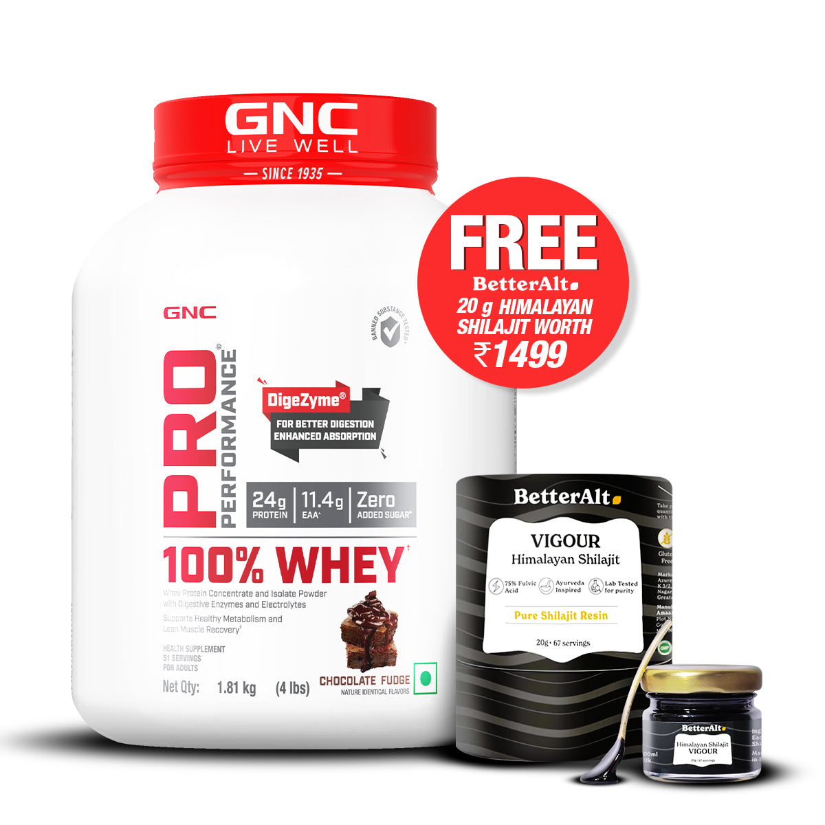 100% Whey Protein - 1 lbs - Faster Recovery & Lean Muscle Gains | Informed Choice Certified