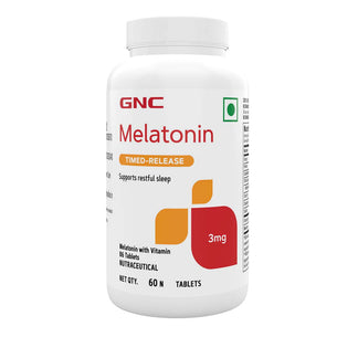 GNC Melatonin With Vitamin B6 -  With Vitamin B6 Tablets - Promotes Restful Sleep & Relaxation