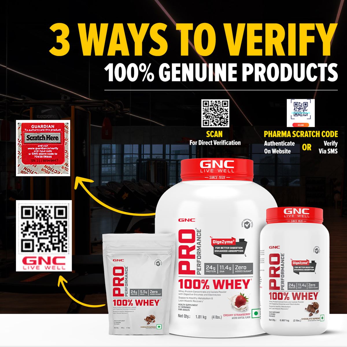 100% Whey Protein - Faster Recovery & Lean Muscle Gains | Informed Choice Certified