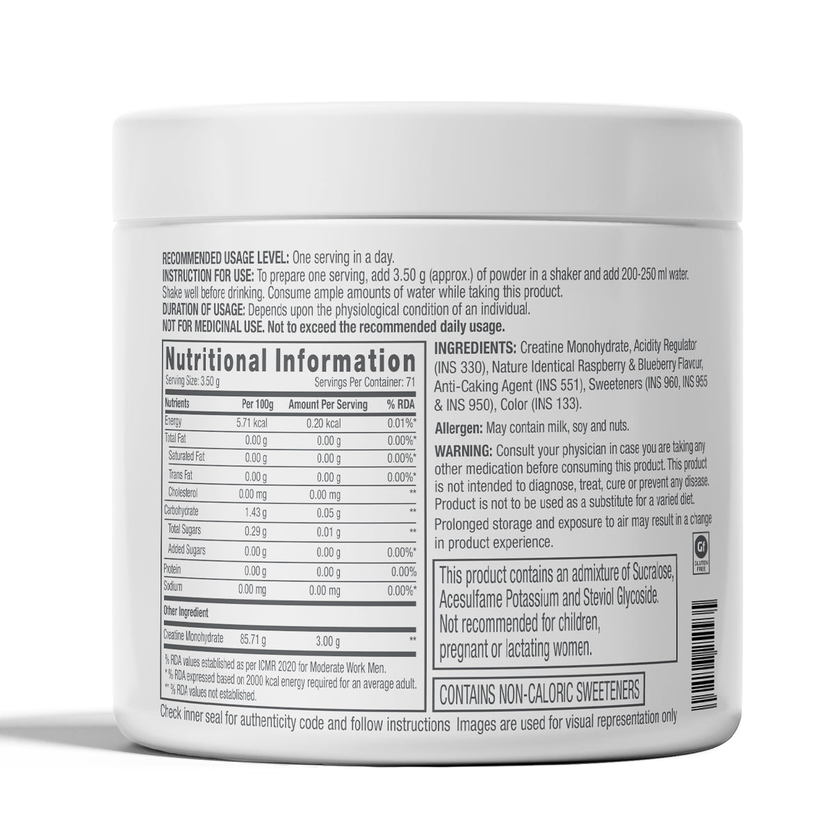 GNC Pro Performance Creatine Monohydrate - Powerful Muscle Pump for Intense Workout