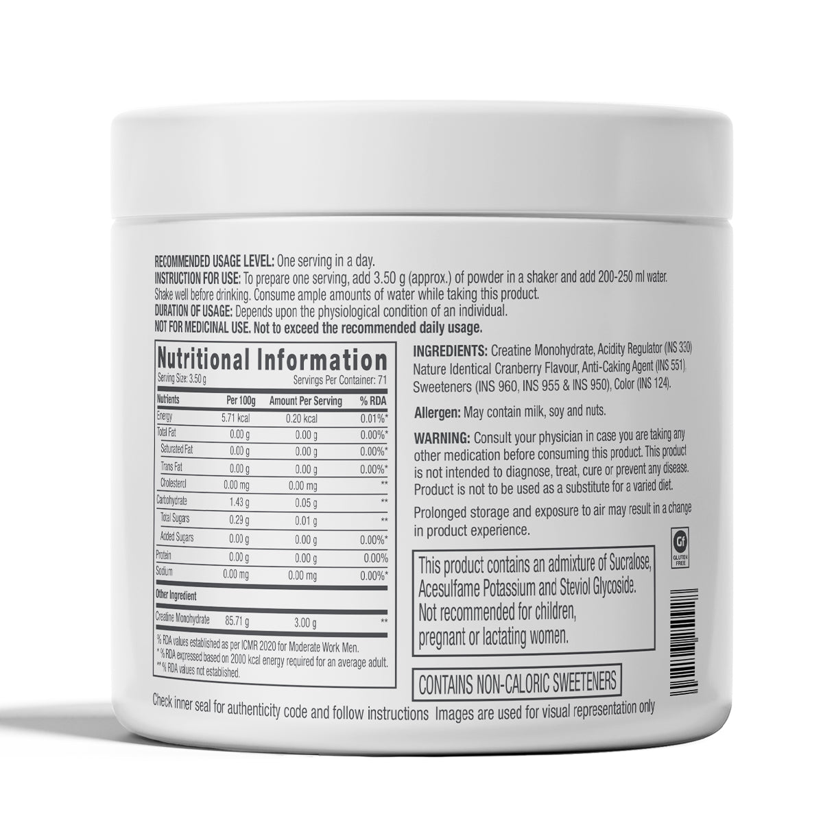 GNC Pro Performance Creatine Monohydrate - Powerful Muscle Pump for Intense Workout