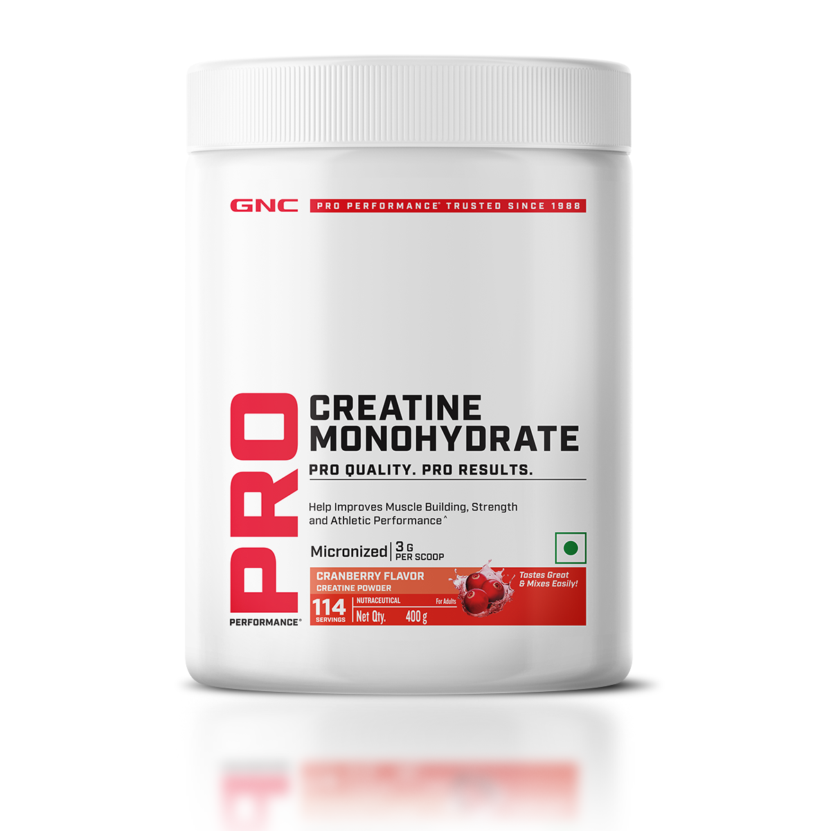 GNC Pro Performance Creatine Monohydrate - Powerful Muscle Pump for Intense Workout