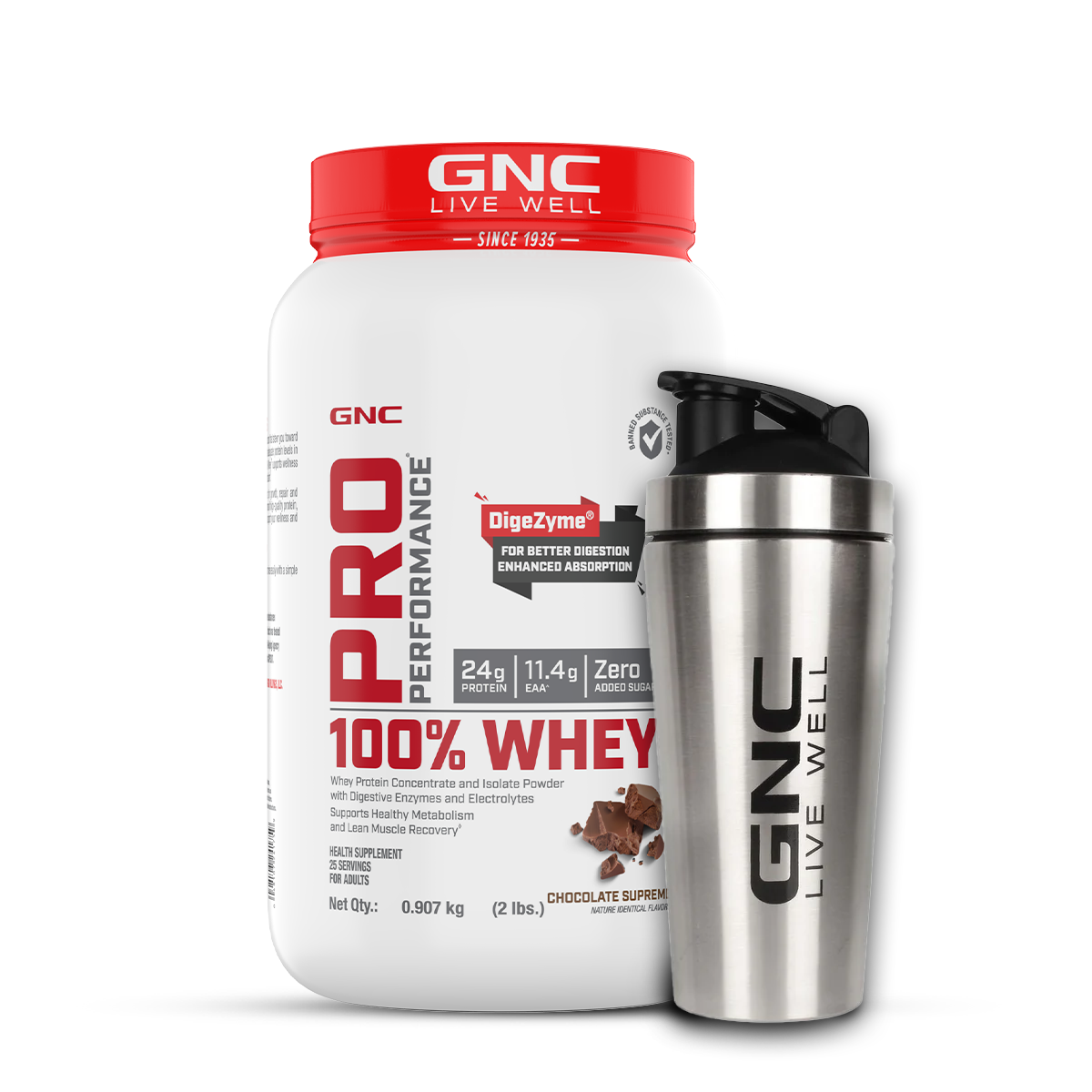 Buy GNC Pro Performance 100% Whey Protein - 4.4 Lbs, 2 Kg Online | GNC ...