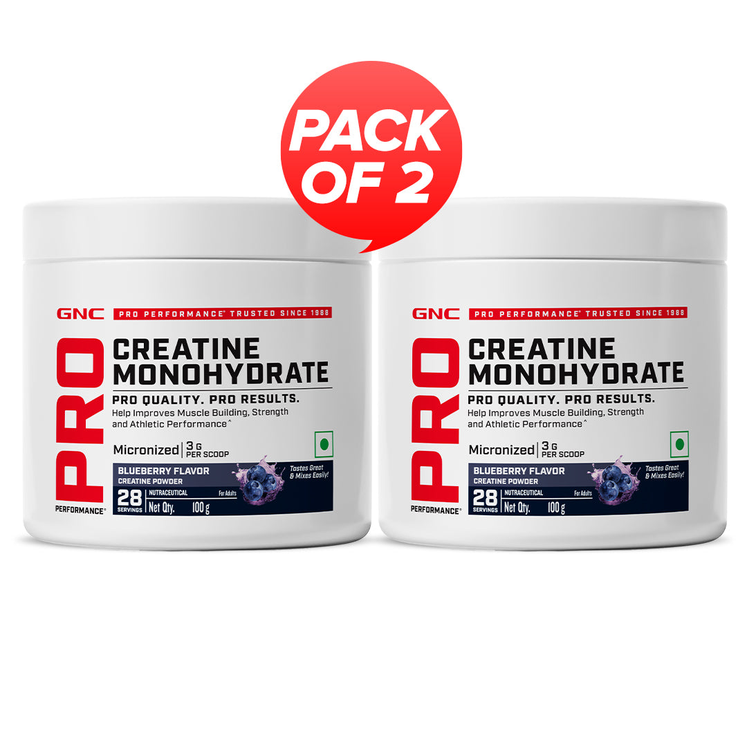 GNC Pro Performance Creatine Monohydrate Combo - Powerful Muscle Pump for Intense Workout