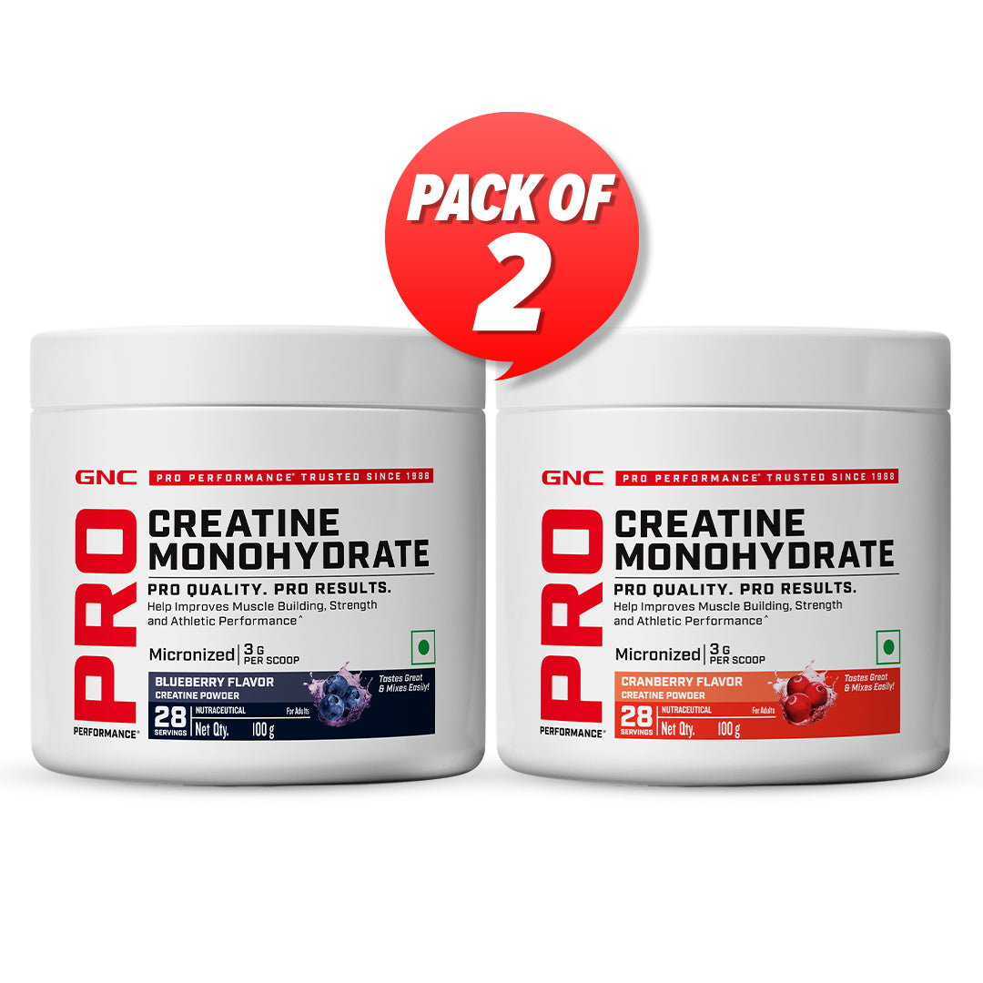 GNC Pro Performance Creatine Monohydrate Combo - Powerful Muscle Pump for Intense Workout