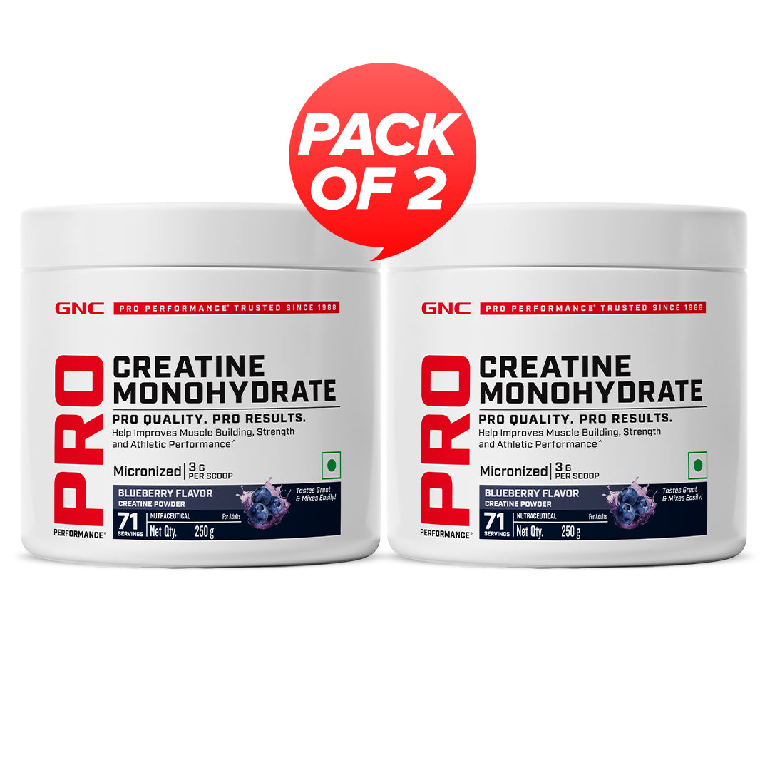 GNC Pro Performance Creatine Monohydrate Combo - Powerful Muscle Pump for Intense Workout