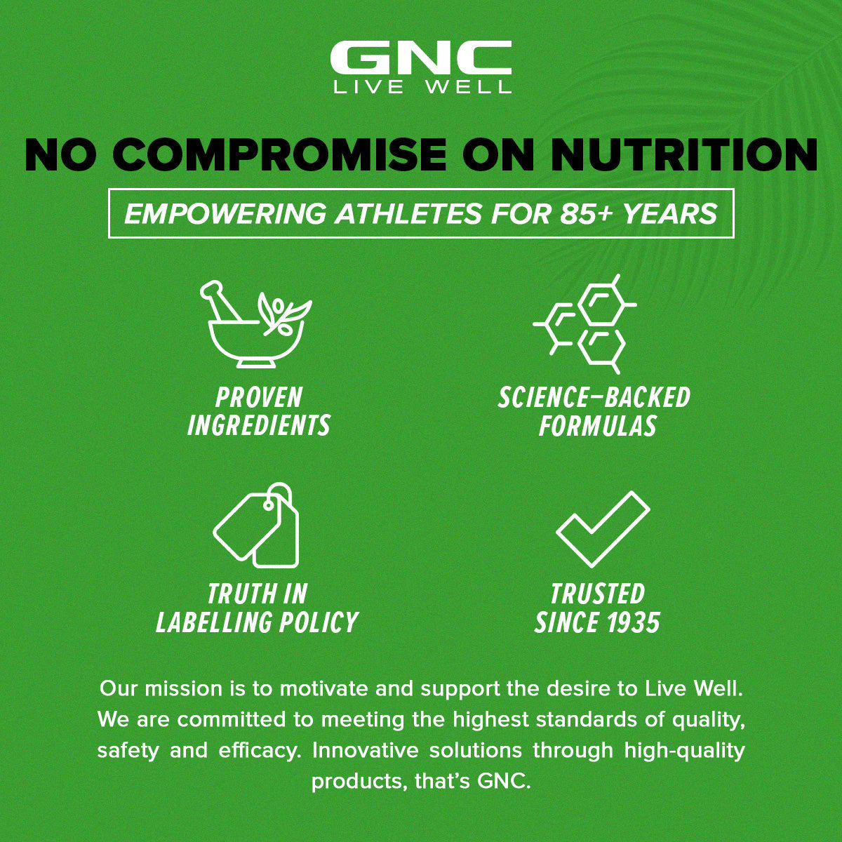 GNC AMP Plant Isolate - Everday Strength, Fitness & Recovery