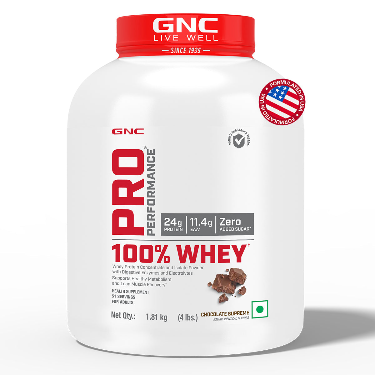 GNC Complete Gym Set | 100% Whey Protein with Black Gym Bag & Shaker - Faster Recovery & Lean Muscle Gains