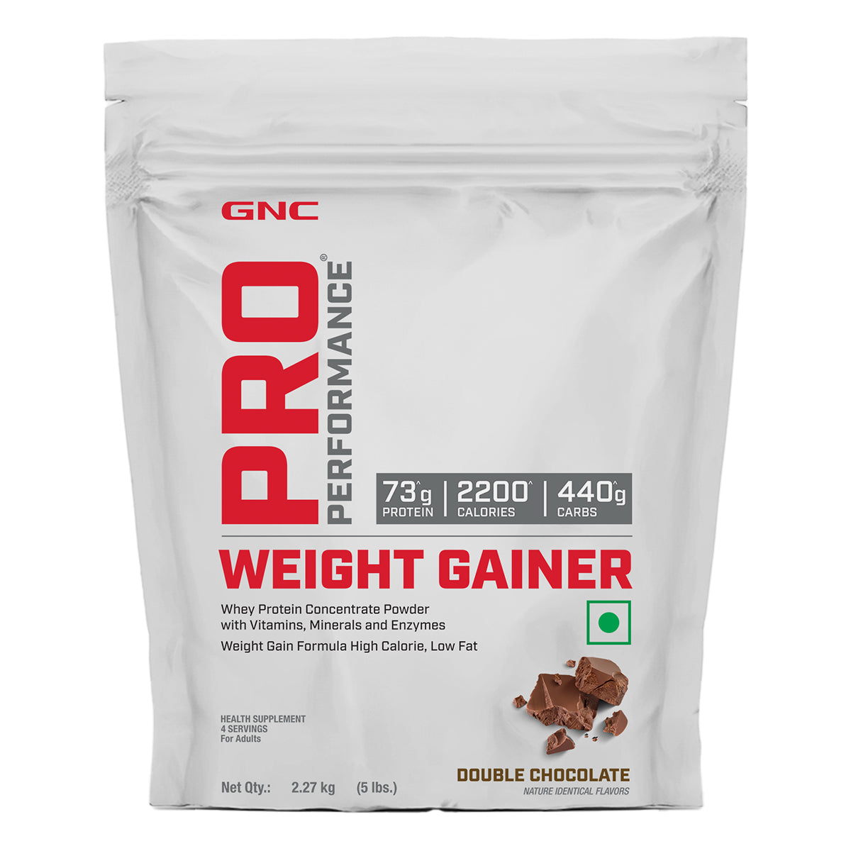 GNC Pro Performance Weight Gainer - High-Calorie, Low-Fat Formula For Healthy Body Gains