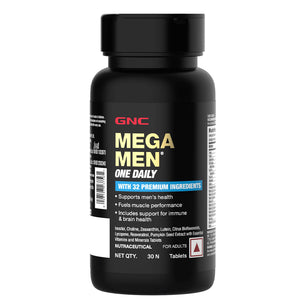 GNC Mega Men One Daily Multivitamin -  Improves Energy, Immunity & Overall Health