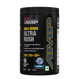 GNC AMP Gold Series Ultra Rush - Extreme Energy, Powerful Pump & Deep Focus