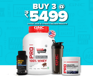 GNC - Buy 3 for ₹ 5499