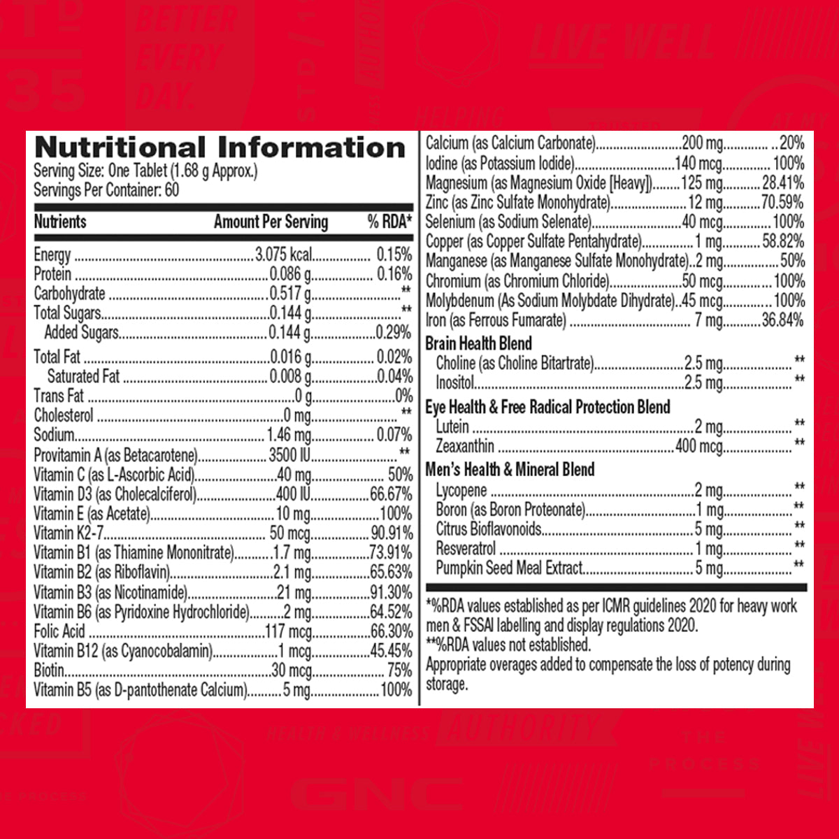 GNC Mega Men One Daily Multivitamin + Triple Strength Fish Oil - Builds Muscle Strength | Boosts Energy & Immunity | Maintains Healthy Cholesterol | Improves Joint & Heart Health