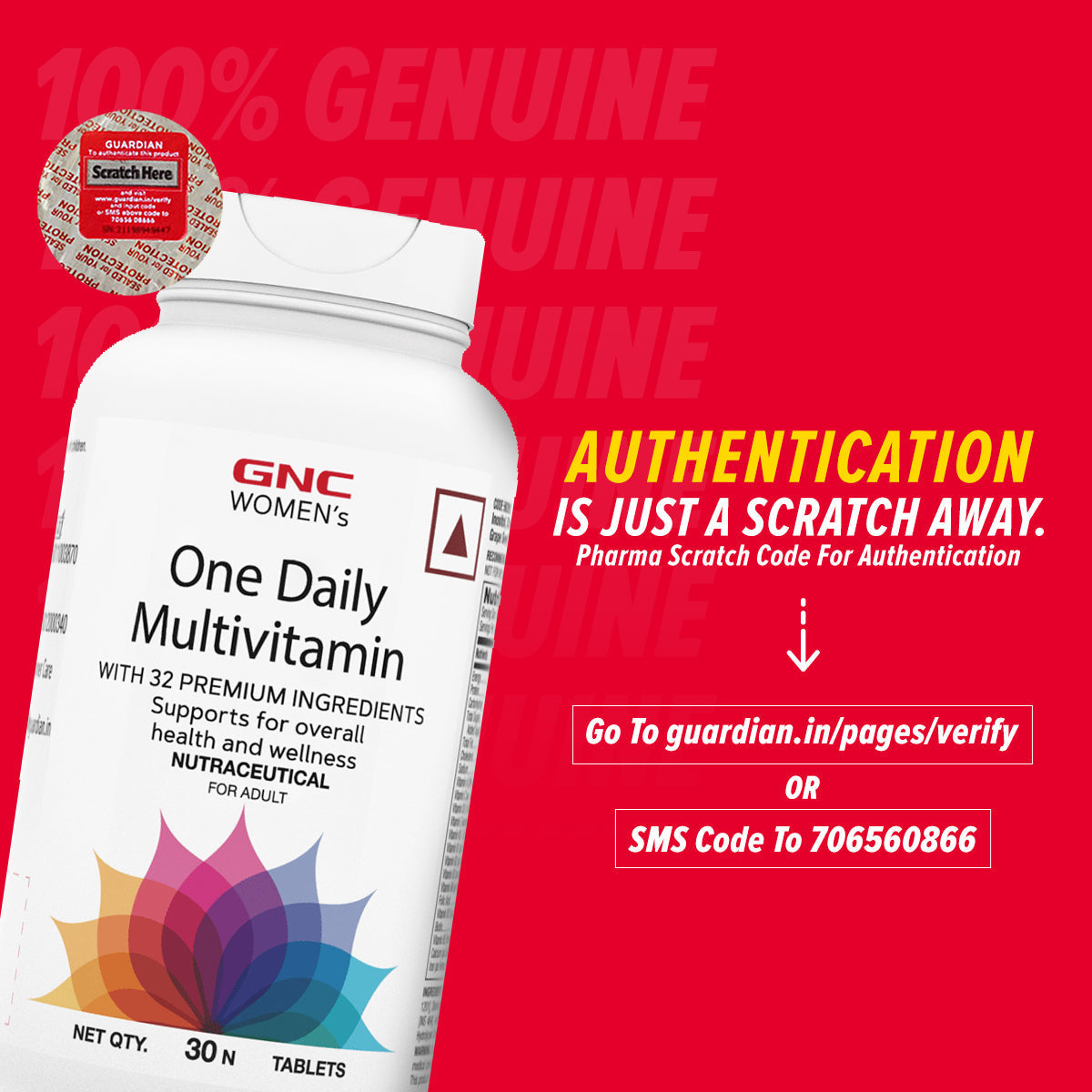 GNC Womens One Daily Multivitamin - Improves Energy, Immunity, Skin and Overall Health