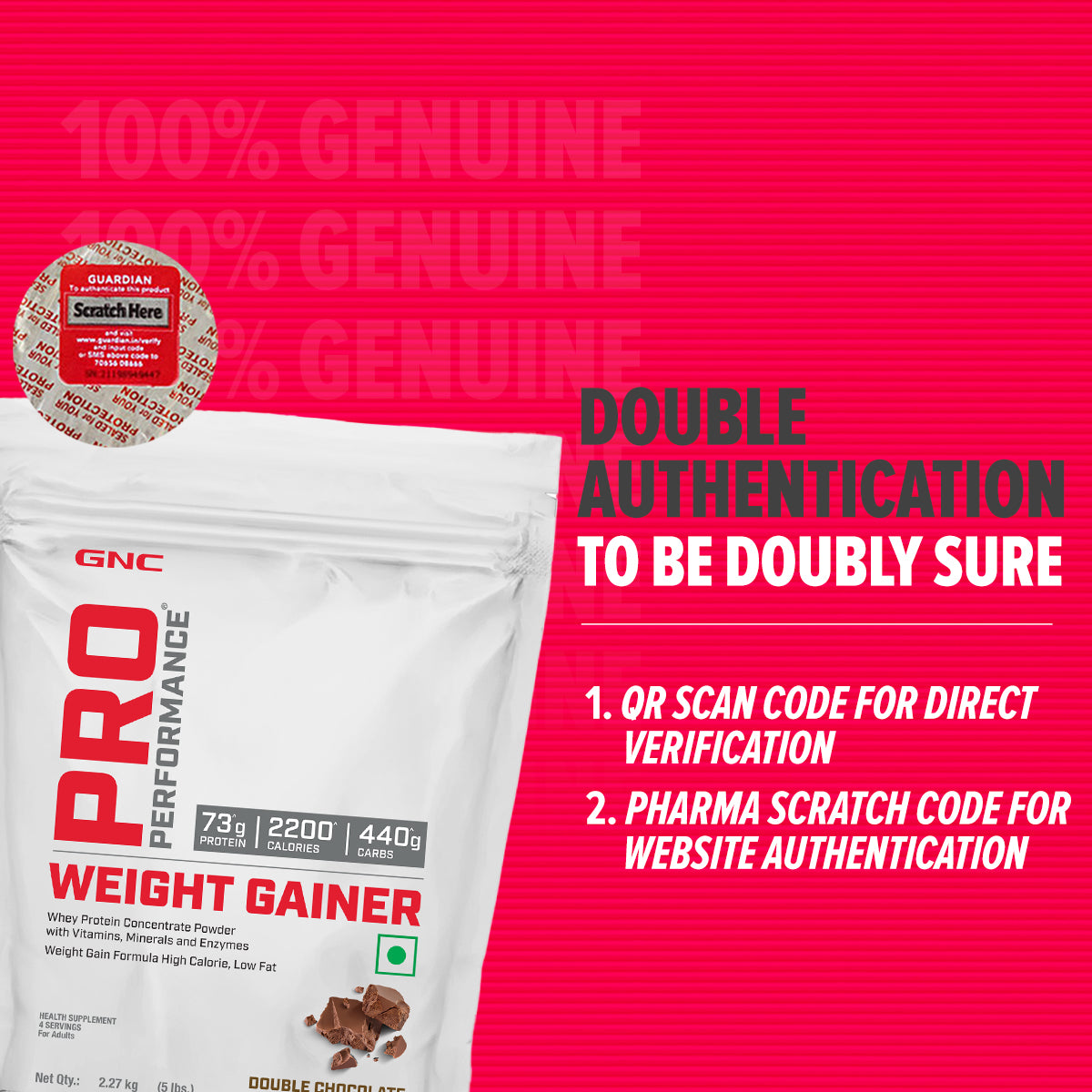 GNC Pro Performance Weight Gainer - High-Calorie, Low-Fat Formula For Healthy Body Gains