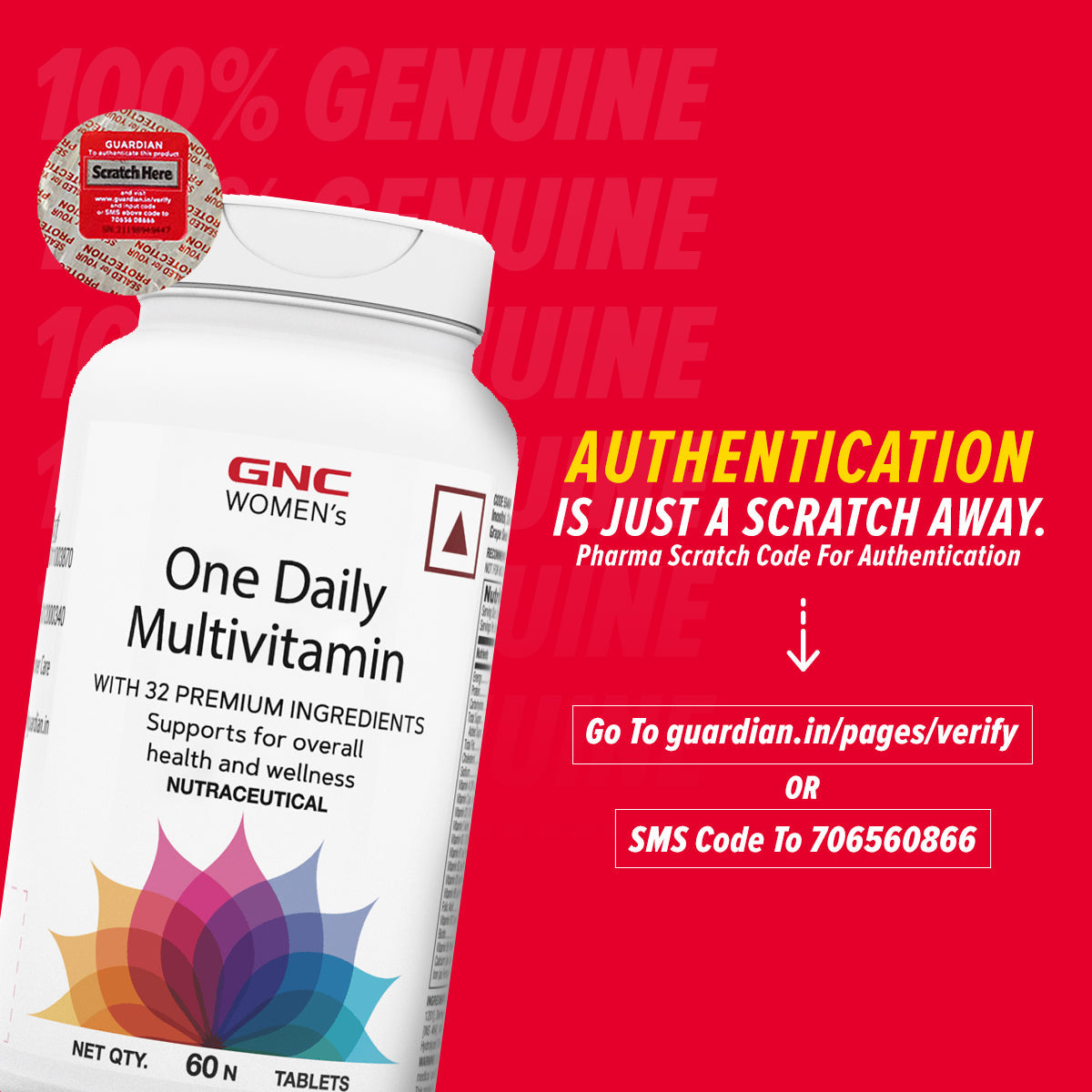 GNC Womens One Daily Multivitamin - Improves Energy, Immunity, Skin and Overall Health