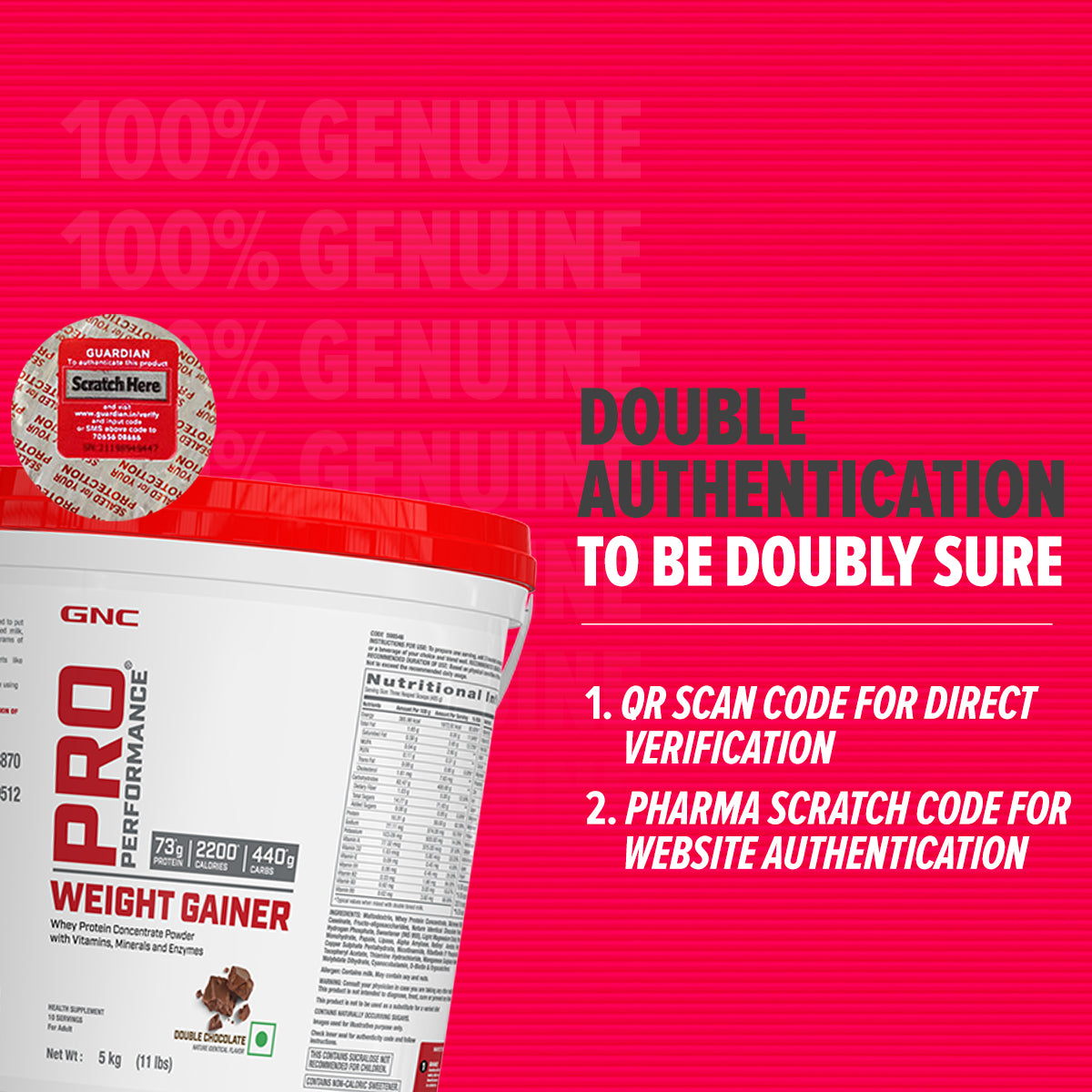 GNC Pro Performance Weight Gainer - High-Calorie, Low-Fat Formula For Healthy Body Gains