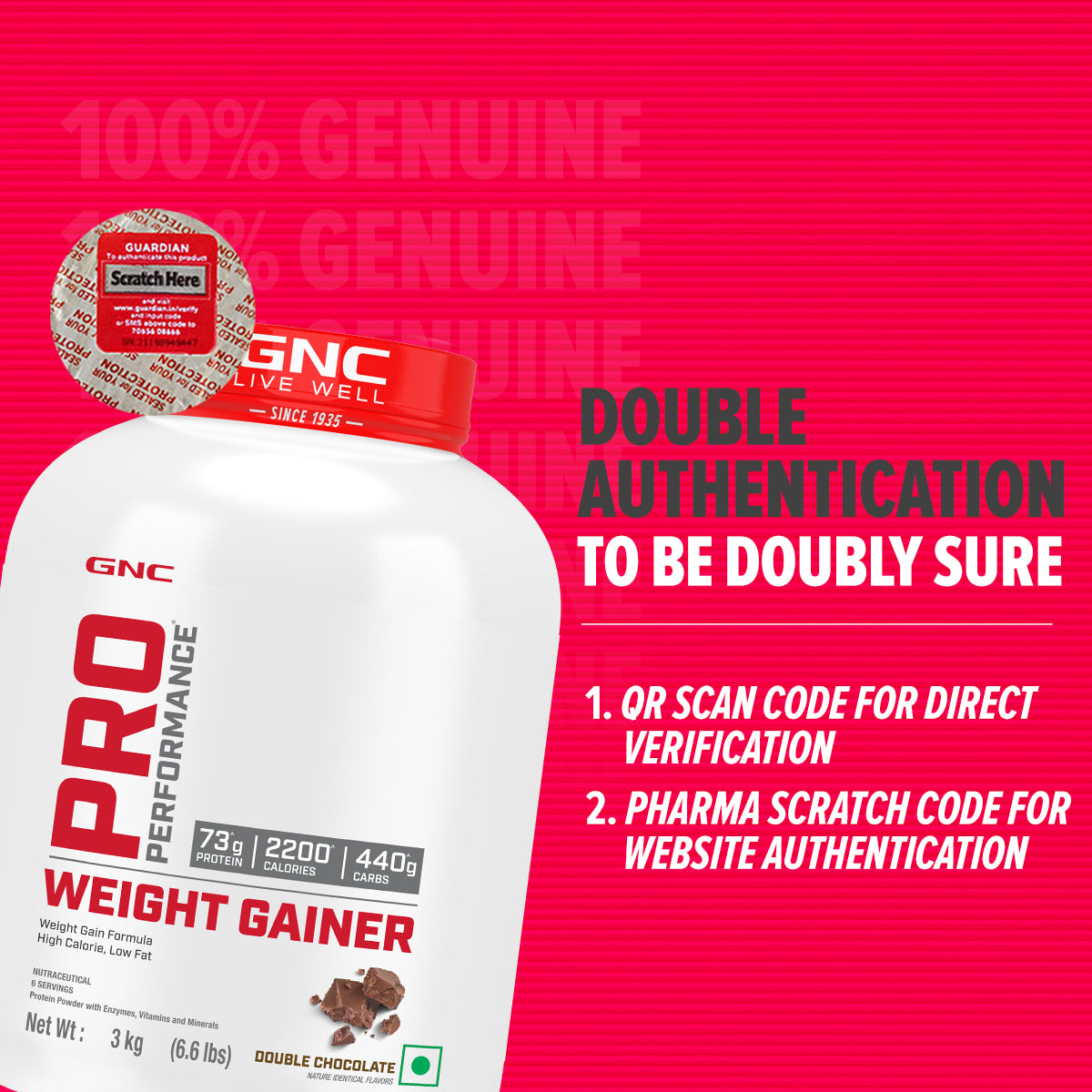 GNC Pro Performance Weight Gainer - High-Calorie, Low-Fat Formula For Healthy Body Gains