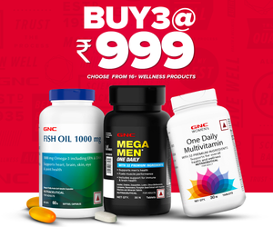 GNC - Buy 3 for ₹ 999