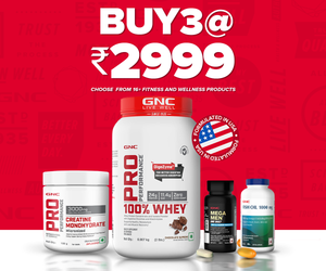 GNC - Buy 3 for ₹ 2999