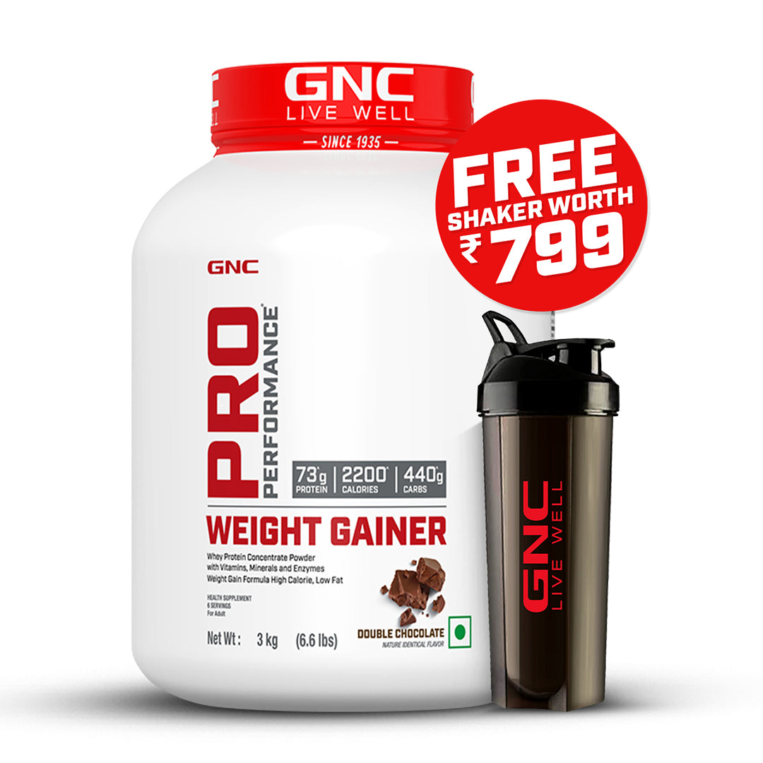 GNC Pro Performance Weight Gainer - High-Calorie, Low-Fat Formula For Healthy Body Gains