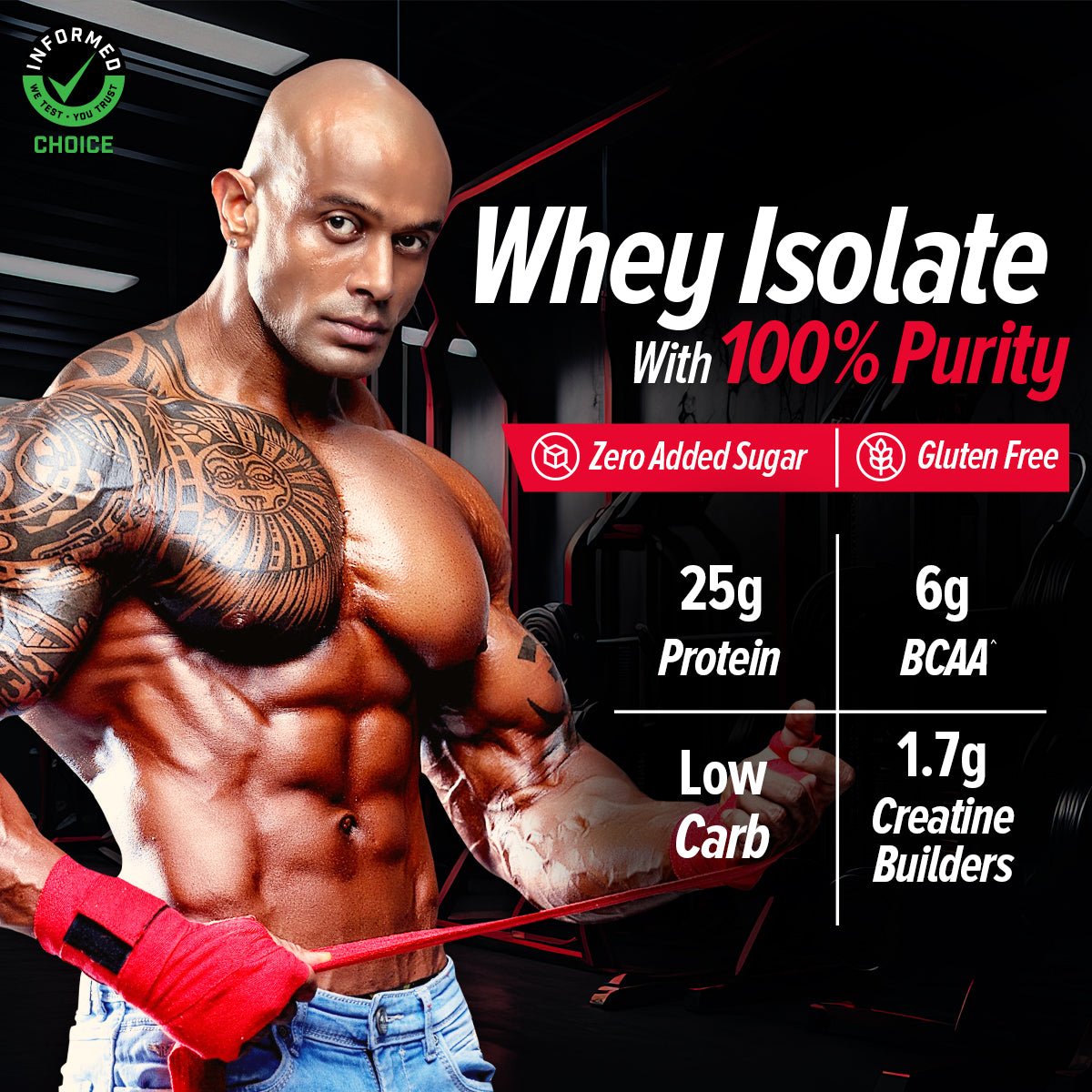 GNC AMP Pure Isolate (Low/Zero Carb) - Advanced Muscle Building To Amplify Muscle Performance | Informed Choice Certified