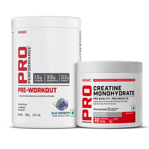 GNC Pro Performance Pre-Workout + Creatine 100 gms - Improves Energy & Focus | Supports Intense Workout