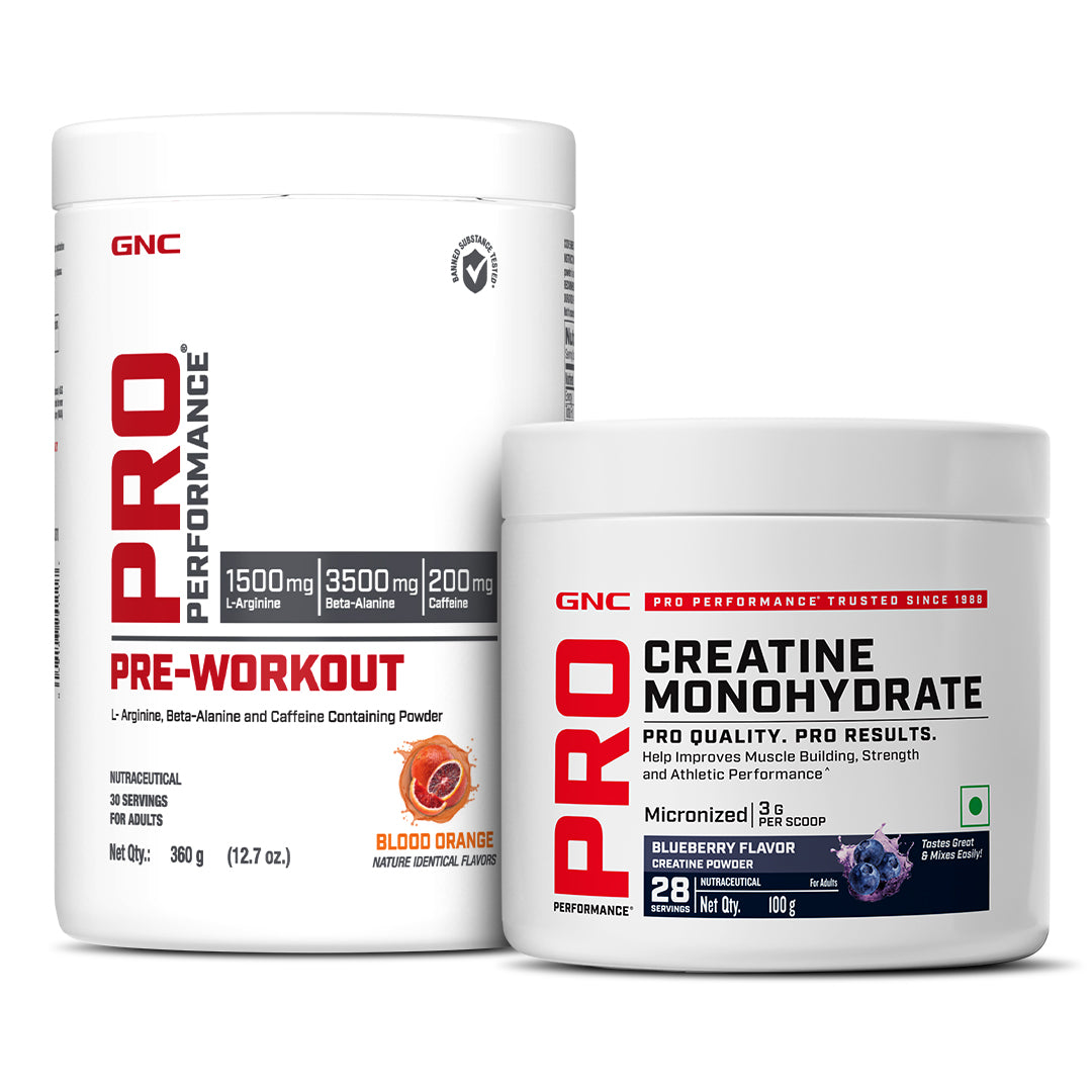 GNC Pro Performance Pre-Workout with Creatine Monohydrate - Improves Energy, Endurance & Focus for Intense Workouts | Informed Choice Certified