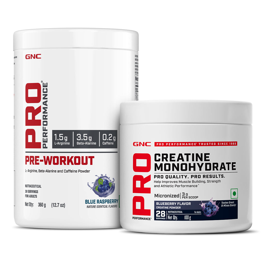 GNC Pro Performance Pre-Workout with Creatine Monohydrate - Improves Energy, Endurance & Focus for Intense Workouts | Informed Choice Certified