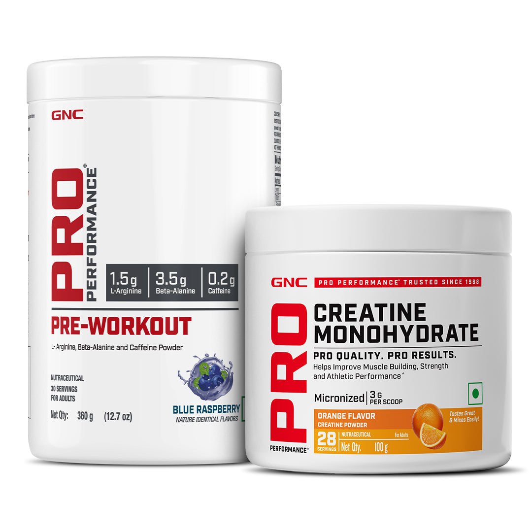 GNC Pro Performance Pre-Workout with Creatine Monohydrate - Improves Energy, Endurance & Focus for Intense Workouts | Informed Choice Certified