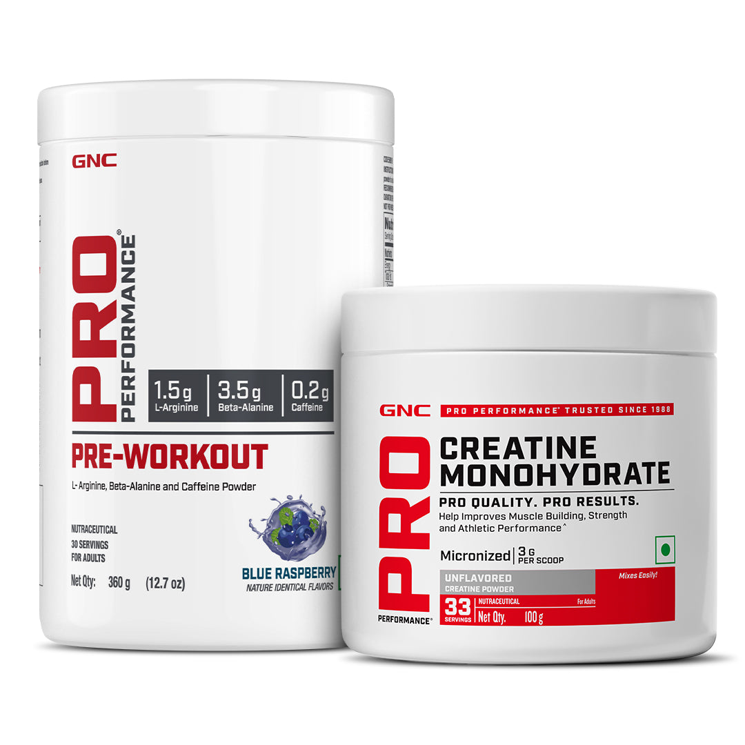 GNC Pro Performance Pre-Workout with Creatine Monohydrate - Improves Energy, Endurance & Focus for Intense Workouts | Informed Choice Certified