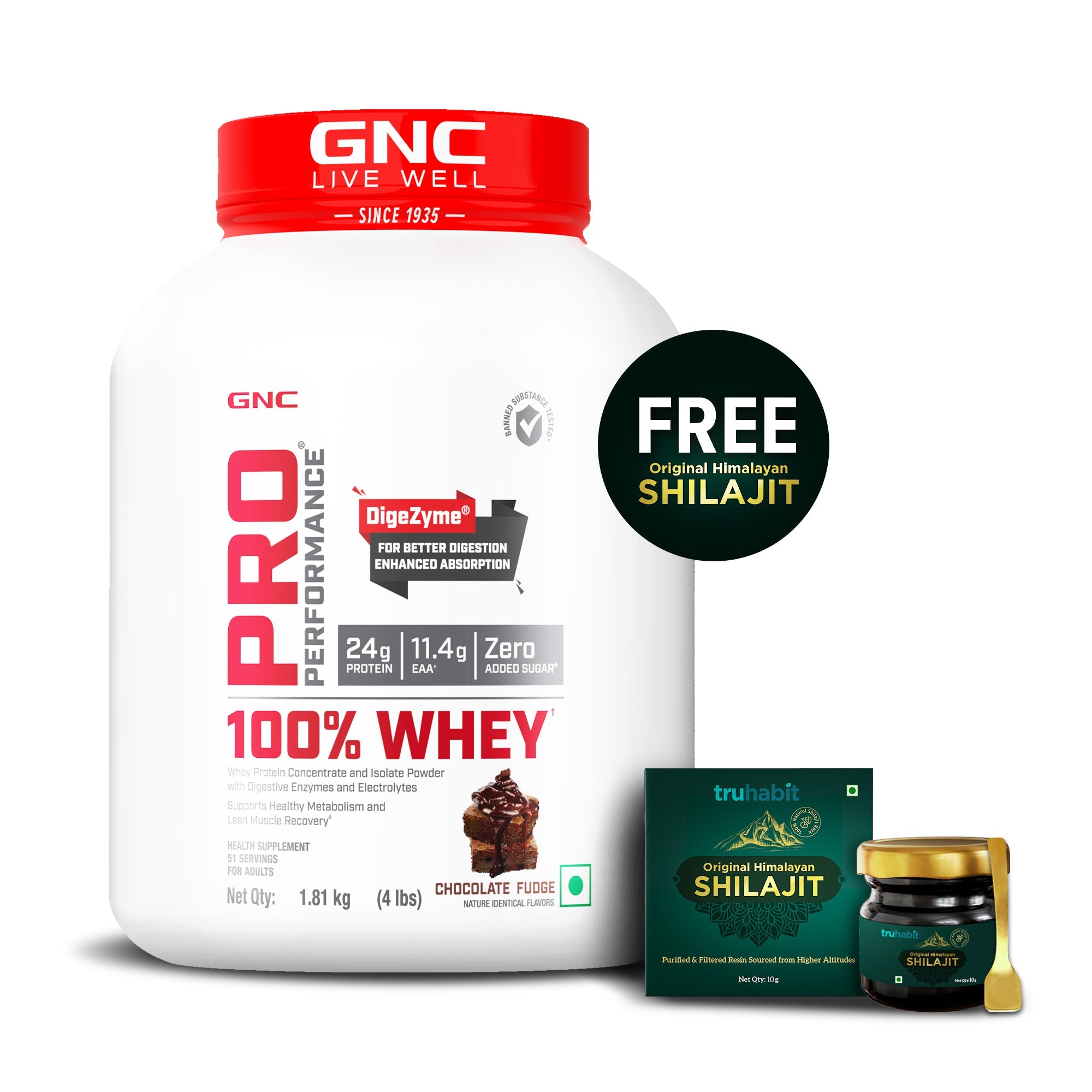 100% Whey Protein - 1 lbs - Faster Recovery & Lean Muscle Gains | Informed Choice Certified