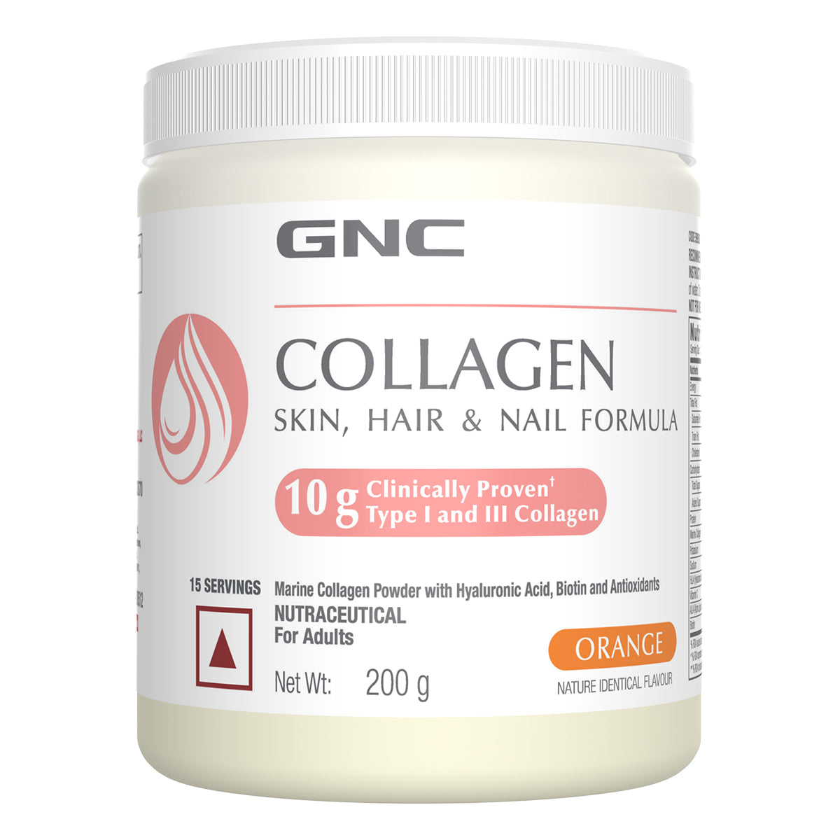 GNC Marine Collagen Powder - Reduces Fine Lines & Wrinkles For Youthful Skin