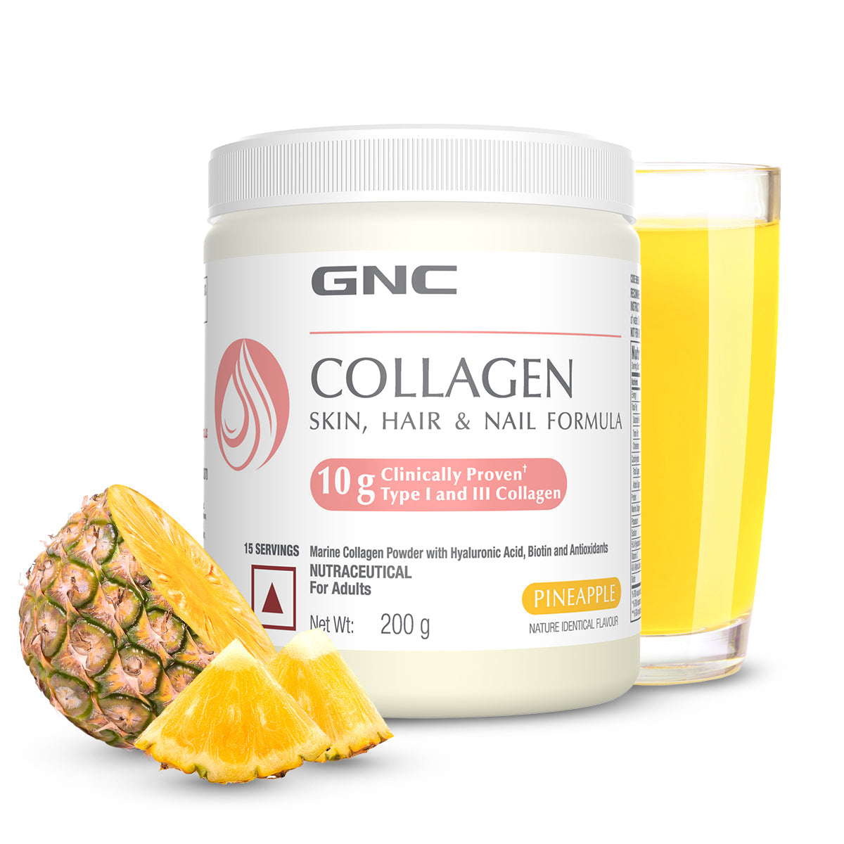 GNC Marine Collagen Powder - Reduces Fine Lines & Wrinkles For Youthful Skin