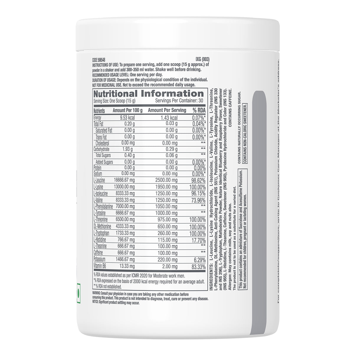 GNC Pro Performance Essential Amino Complete - Boosts Endurance, Muscle Strength & Recovery